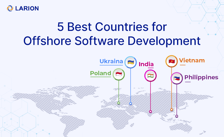 Top 5 countries for offshore software development